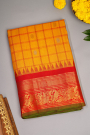 Gadwal Silk Mustard Saree