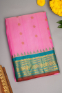Gadwal Silk Pink Saree