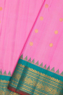 Gadwal Silk Pink Saree