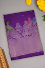 Gadwal Silk Purple Saree