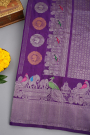 Gadwal Silk Purple Saree