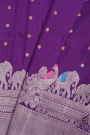 Gadwal Silk Purple Saree