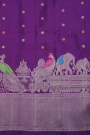 Gadwal Silk Purple Saree