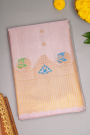 Gadwal Silk Baby Pink Saree