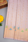Gadwal Silk Baby Pink Saree