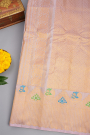 Gadwal Silk Baby Pink Saree
