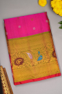 Gadwal Silk Pink Saree
