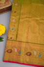 Gadwal Silk Pink Saree