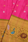 Gadwal Silk Pink Saree