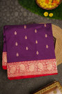 Banarasi Silk Purple Saree