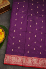 Banarasi Silk Purple Saree