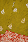 Banarasi Silk Mehendi Green Saree