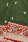 Banarasi Silk Bottle Green Saree
