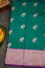 Banarasi Silk Peacock Green Saree