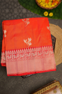 Banarasi Silk Orange Saree