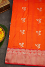 Banarasi Silk Orange Saree