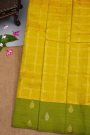 Kancheepuram Silk Yellow Saree