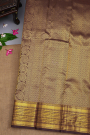 Kancheepuram Silk Dark Brown Saree