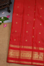 Kancheepuram Silk Red Saree