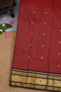 Kancheepuram Silk Maroon Saree