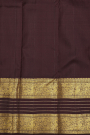Kancheepuram Silk Rust Orange Saree