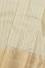 Kancheepuram Silk Off White Saree