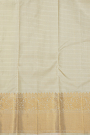 Kancheepuram Silk Off White Saree