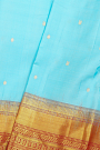 Kancheepuram Silk Sky Blue Saree