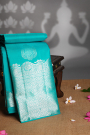 Kancheepuram Silk Sky Blue Saree