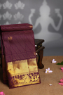 Kancheepuram Silk Wine Saree