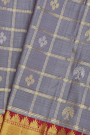 Kancheepuram Silk Grey Saree
