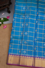 Kancheepuram Silk Royal Blue Saree