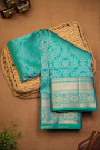 Coimbatore Soft Silk Sky Blue Saree