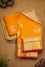 Coimbatore Soft Silk Mustard Saree