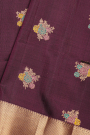 Coimbatore Soft Silk Wine Saree