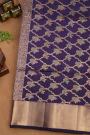 Coimbatore Soft Silk Navy Blue Pattu Dhoti