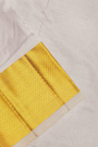 Kancheepuram Silk Off White Pattu Dhoti