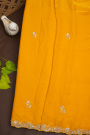 Designer Tissue Mustard Saree