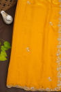 Designer Tissue Mustard Saree