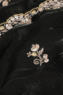 Designer Tissue Black Saree