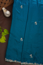 Designer Tissue Teal Blue Saree