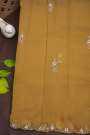 Designer Tissue Mustard Saree