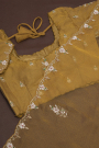 Designer Tissue Mustard Saree