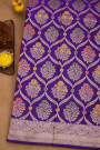 Banarasi Silk Violet Saree