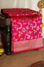 Banarasi Silk Rani Pink Saree