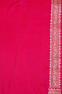 Banarasi Silk Rani Pink Saree