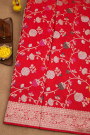 Banarasi Silk Red Saree