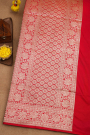 Banarasi Silk Red Saree