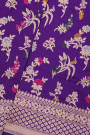Banarasi Silk Navy Blue Saree