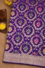 Banarasi Silk Navy Blue Saree